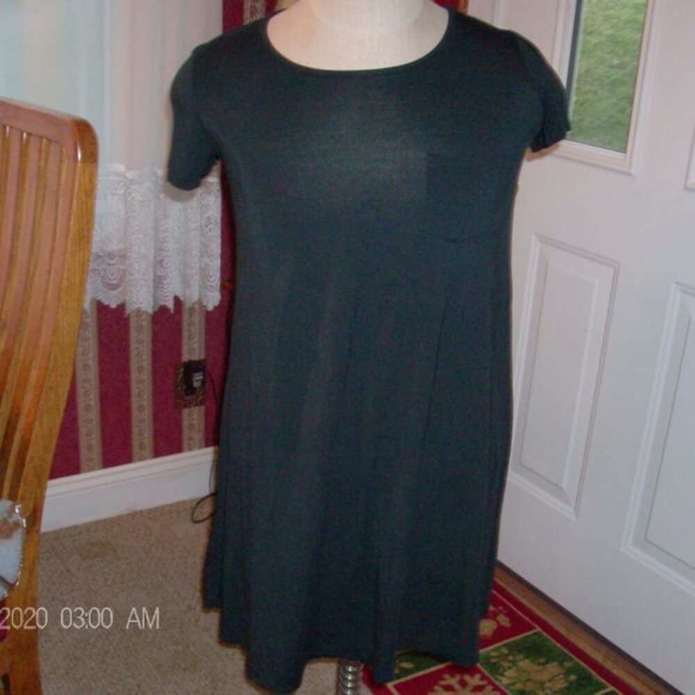 Mossimo Black Shift Knee Length T-Shirt Dress, WDress26